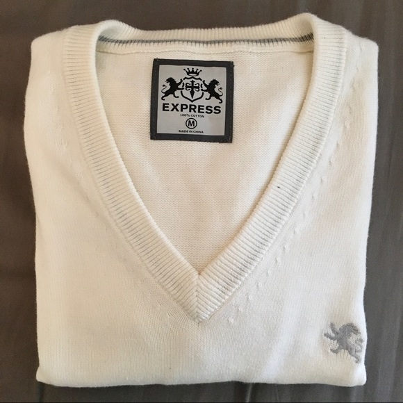 Express Men’s V-Neck Sweater NWOT - Picture 4 of 4